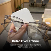 Elegant Oval Gradient Sunglasses for Women
